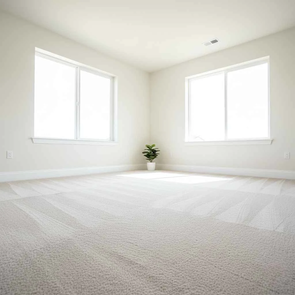 freshly cleaned, empty bedroom