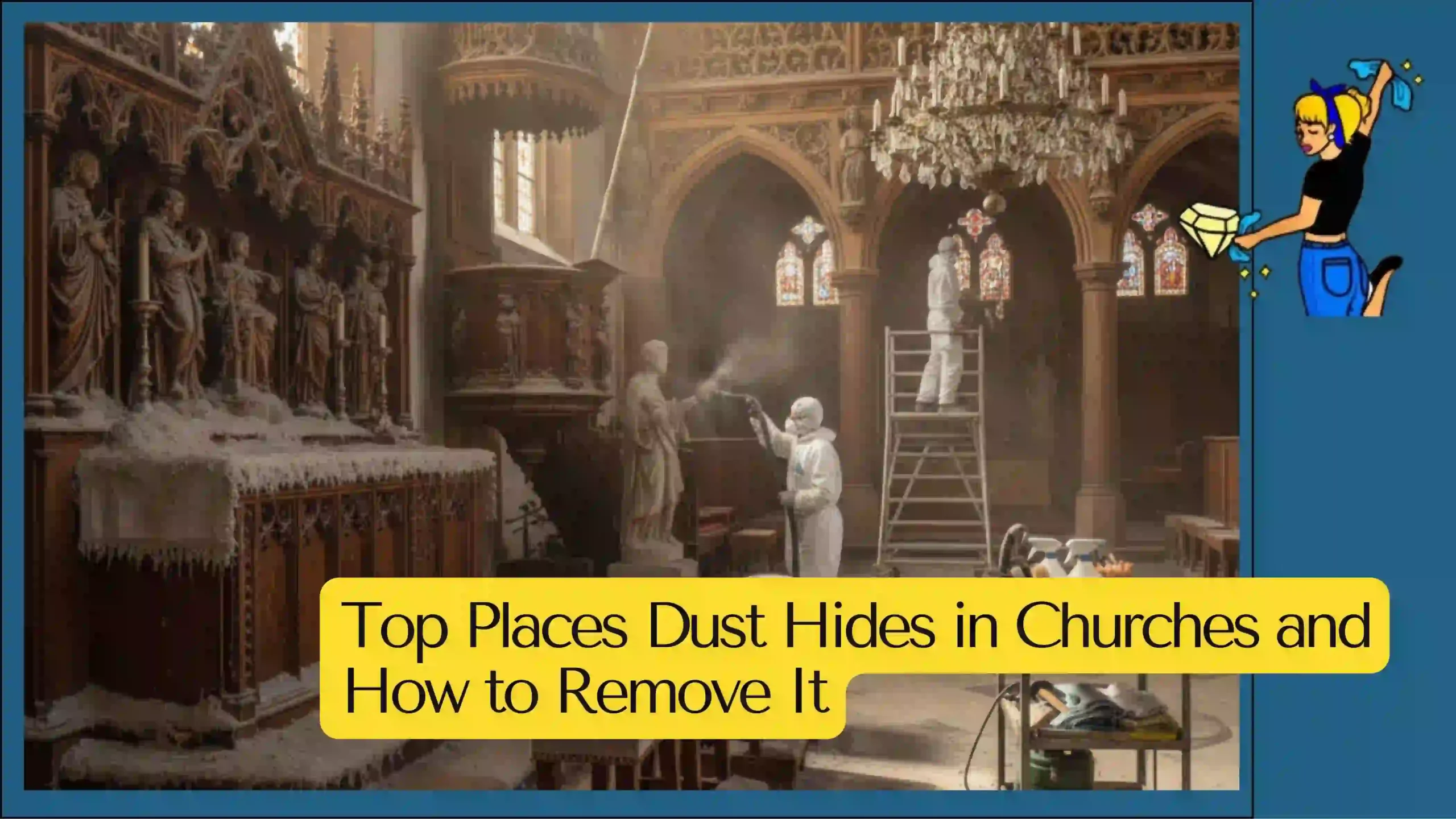 Top Places Dust Hides in Churches and How to Remove It