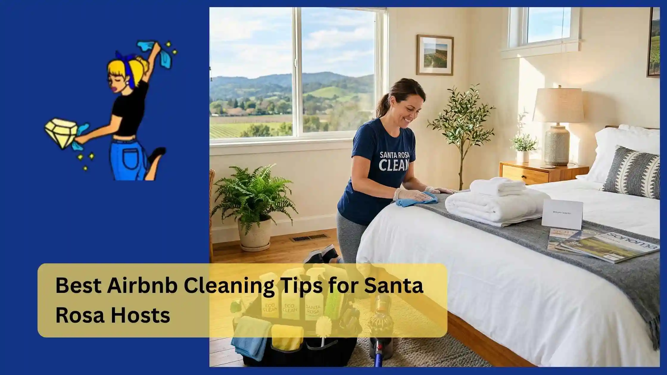 Best Airbnb Cleaning Tips for Santa Rosa Hosts