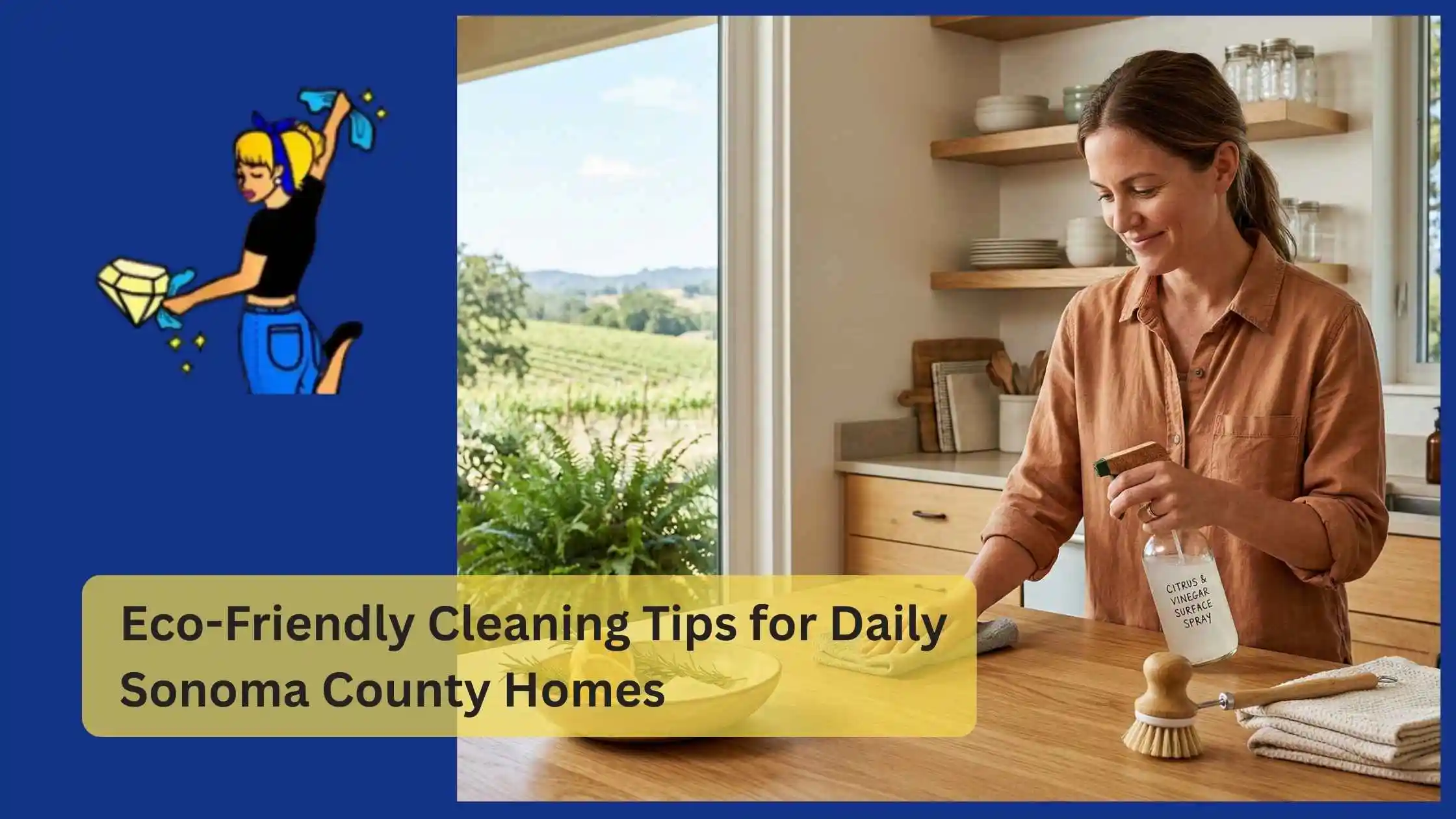 Eco-Friendly Cleaning Tips for Daily Sonoma County Homes